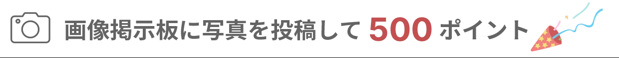 画像掲示板に投稿して500ポイント